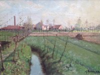 Campagna lombarda  Olio su MDF - 40x30